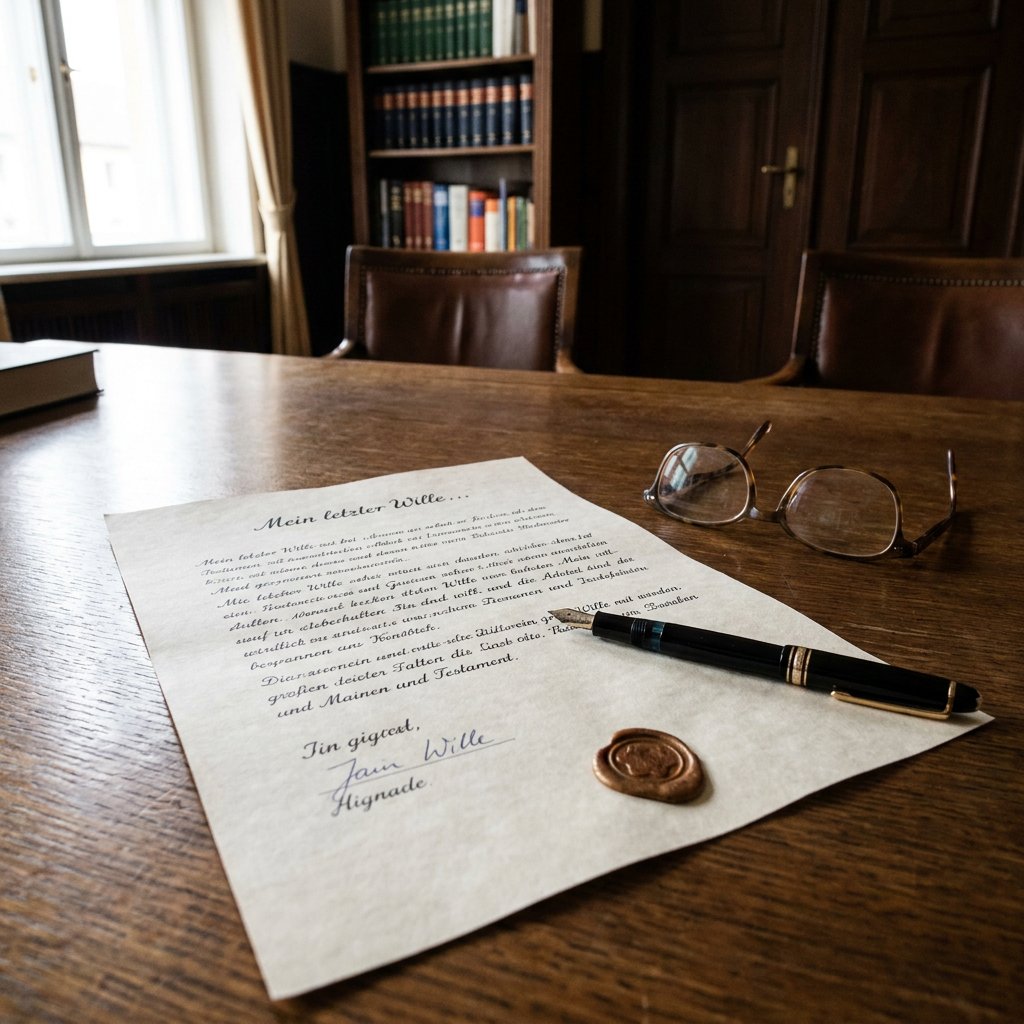 Handschriftliches Testament